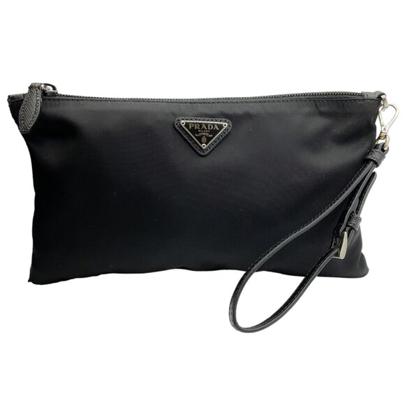 Prada Tessuto Nylon Pouch Wristlet - Picture 1 of 7